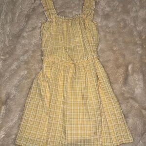 Storia Yellow Checkered Dress 💛